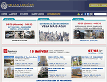 Tablet Screenshot of milanleiloes.com.br